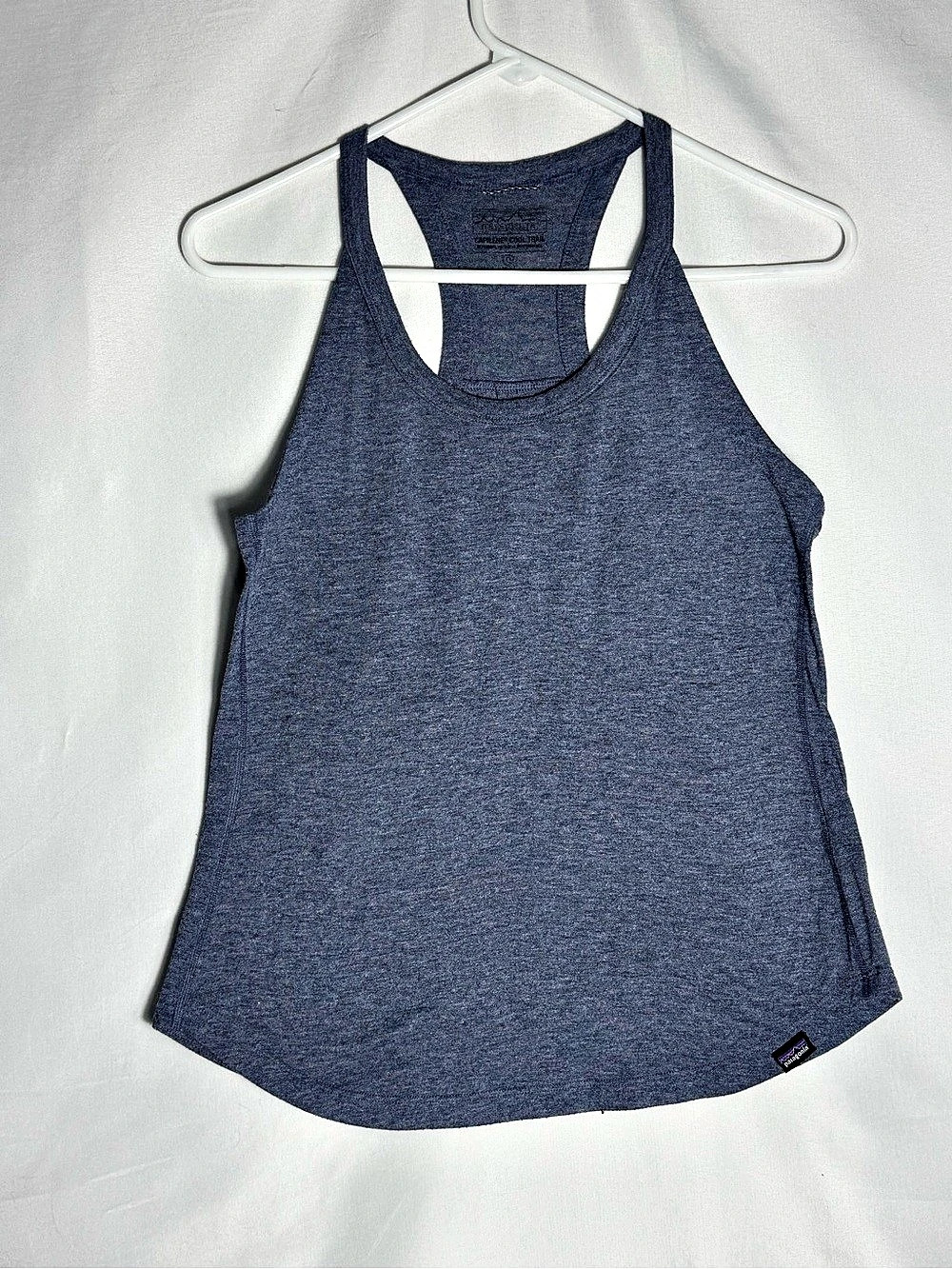 Patagonia Capilene Cool Trail Tank Blue Racerback Tank Size Snall
